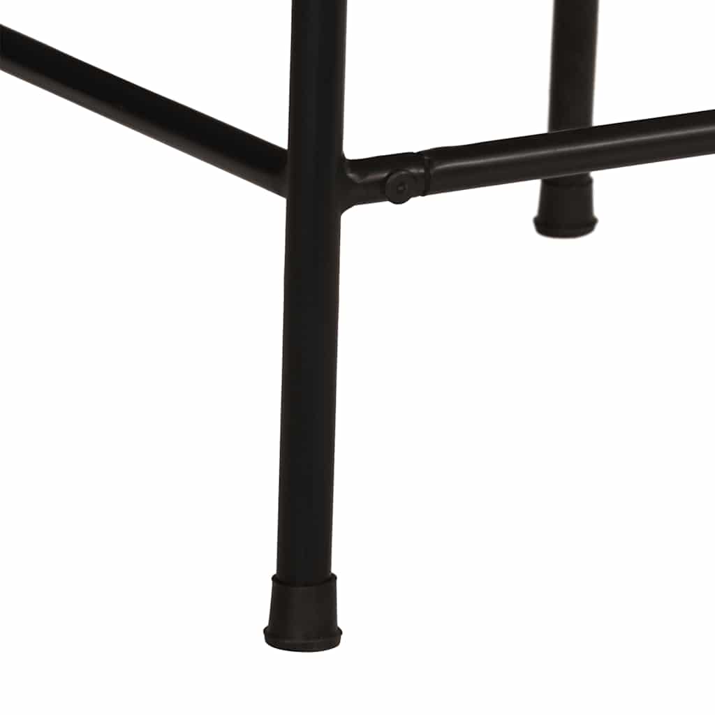 Barhocker 2 Stk. 46x35,5x80 cm Raues Mango Massivholz