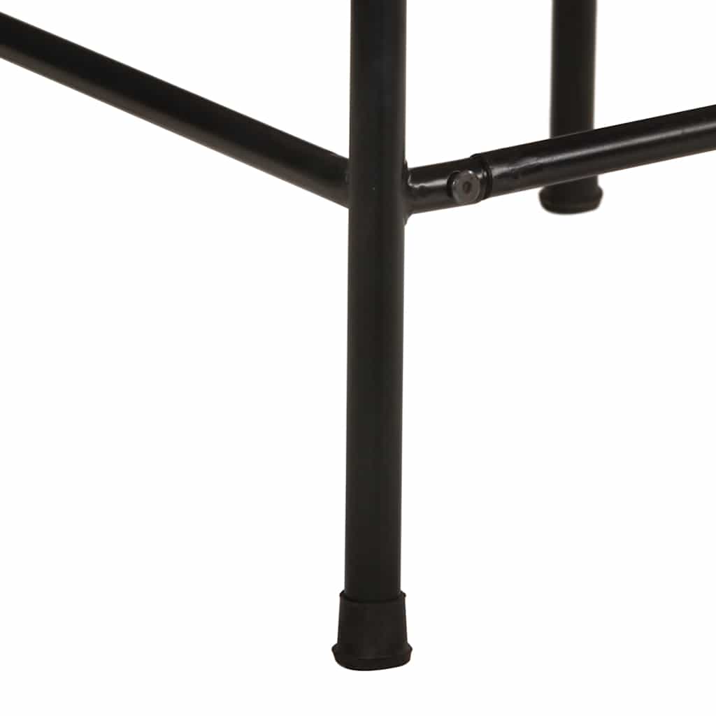 Barhocker 2 Stk. 46x35,5x70 cm Raues Mango Massivholz