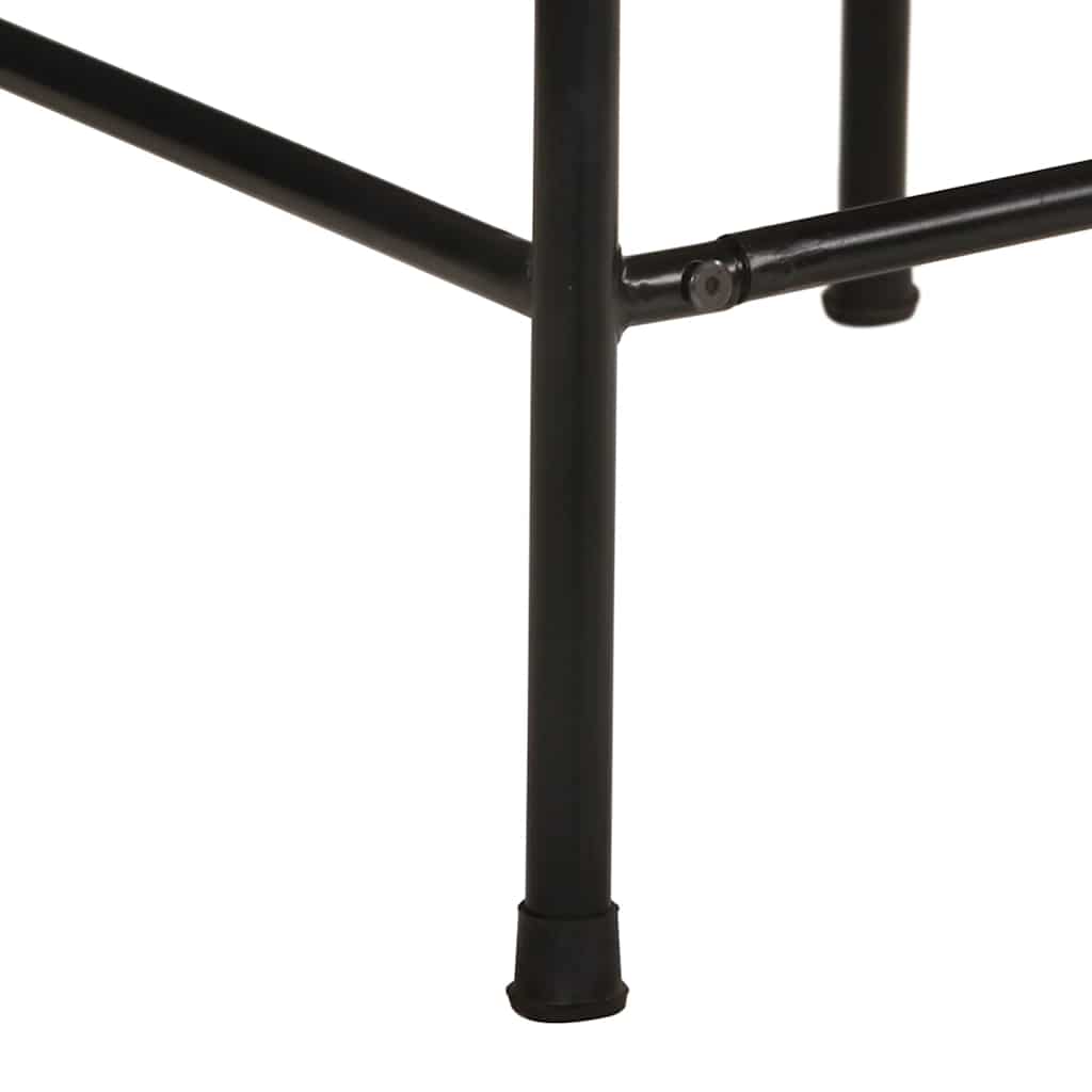 Barhocker 4 Stk. 46x35,5x70 cm Raues Mango Massivholz