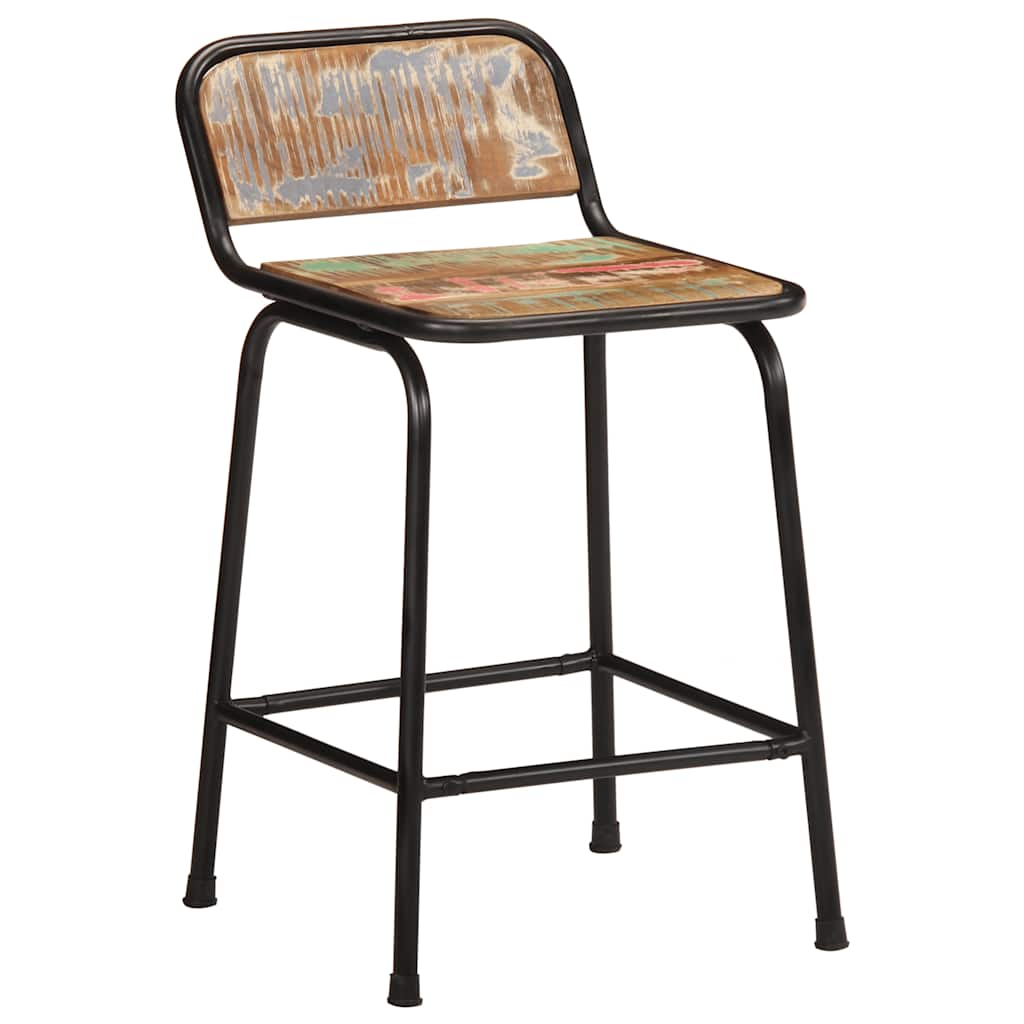 Barhocker 4 Stk. 46x35,5x70 cm Altholz Massivholz