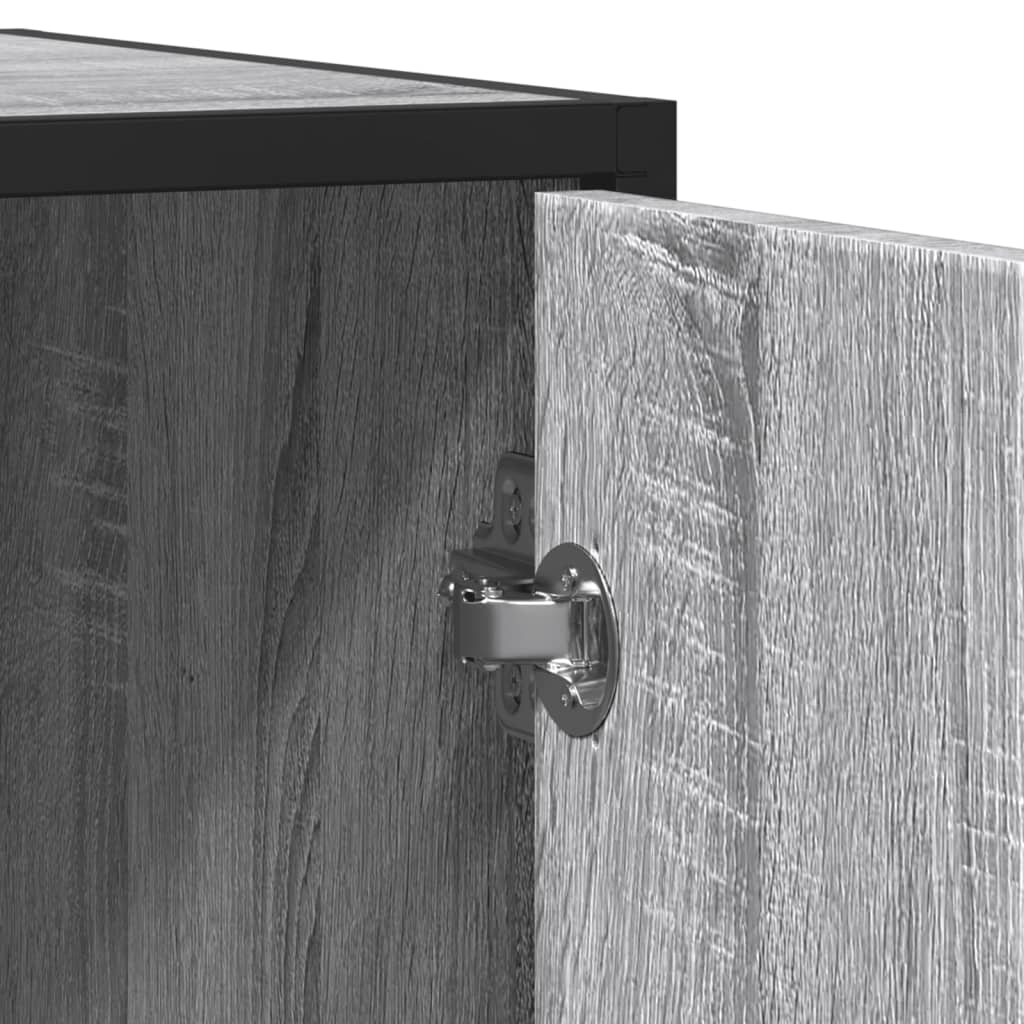 Sideboard Grey Sonoma 92x35x76 cm wood material