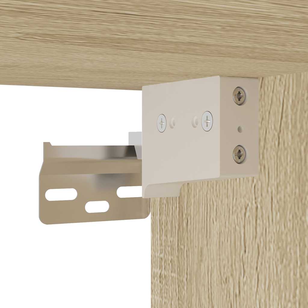 3-piece bathroom furniture set Sonoma oak wood-based material