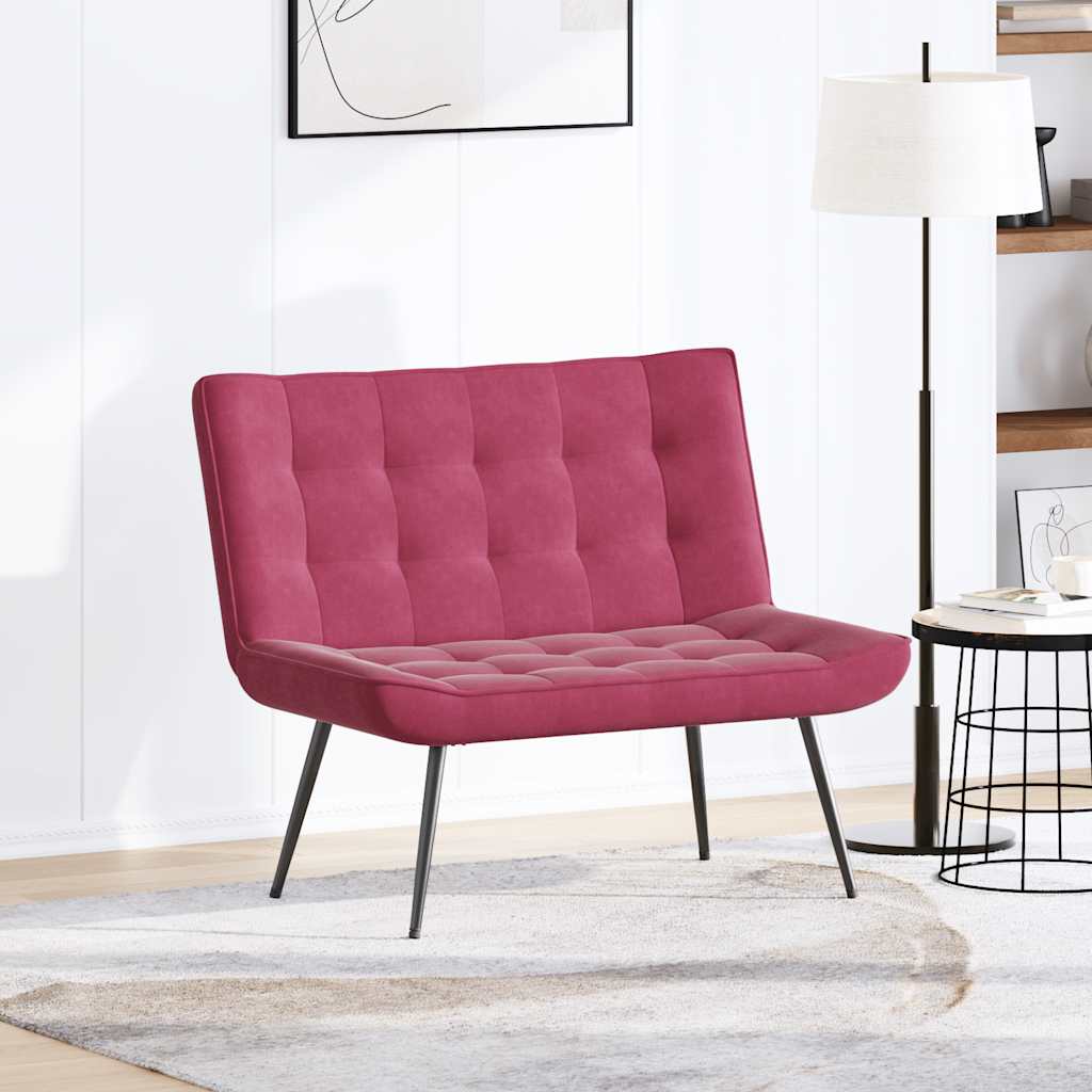 Bench Wine Red 110x74x84 cm Velvet