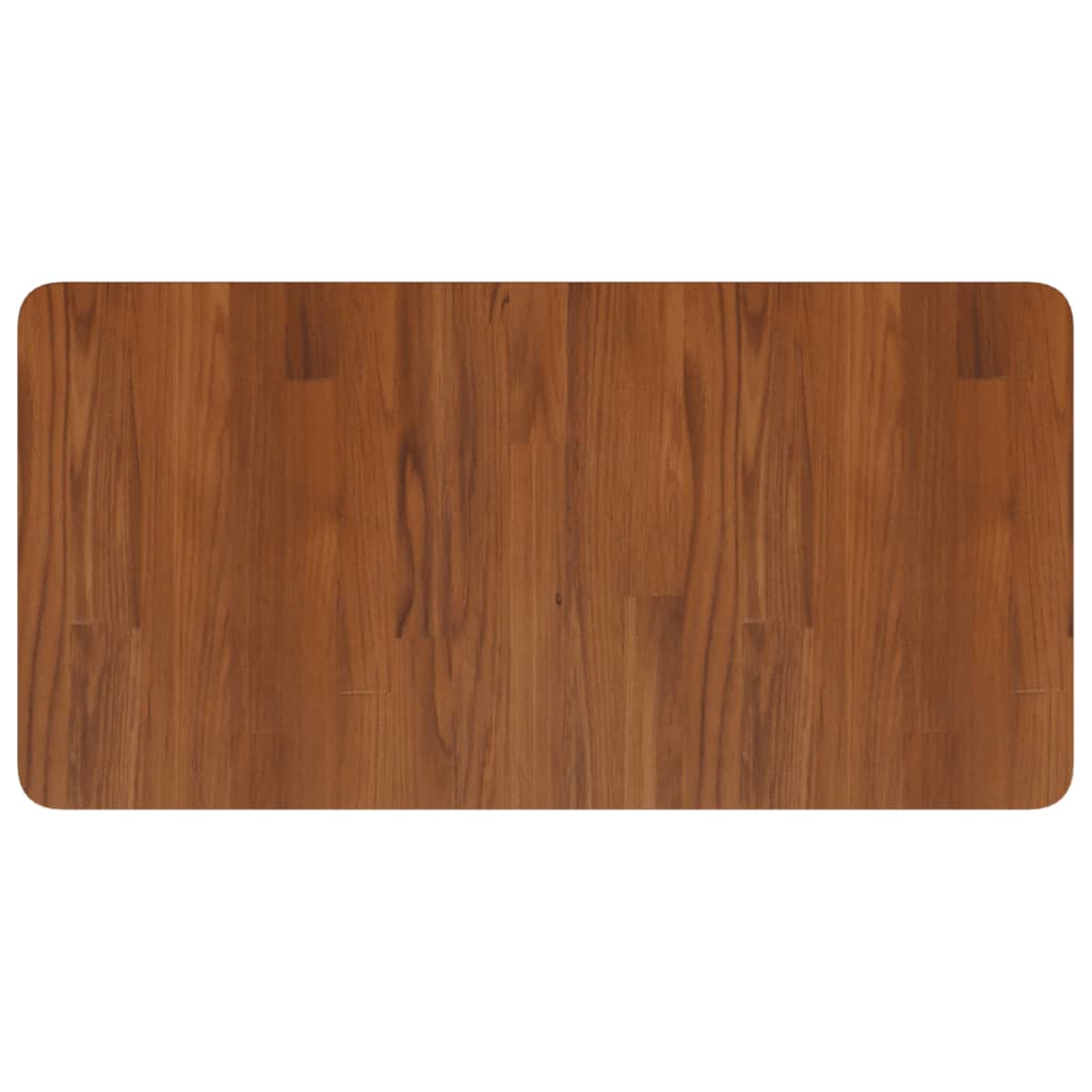 Vanity top with bracket steel and solid oak