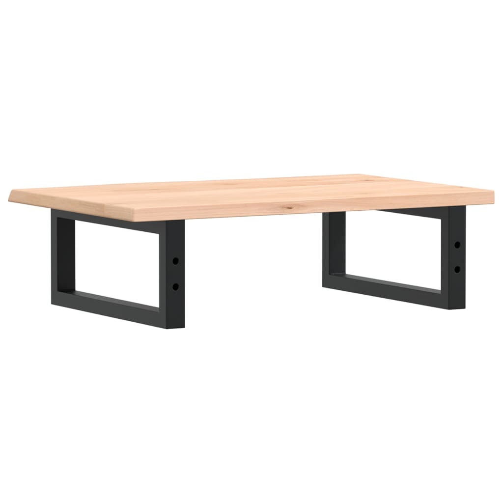 Vanity top with bracket steel and solid oak