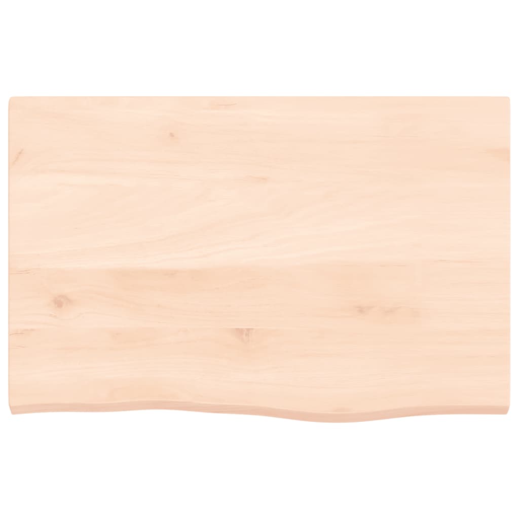 Vanity top with bracket steel and solid oak