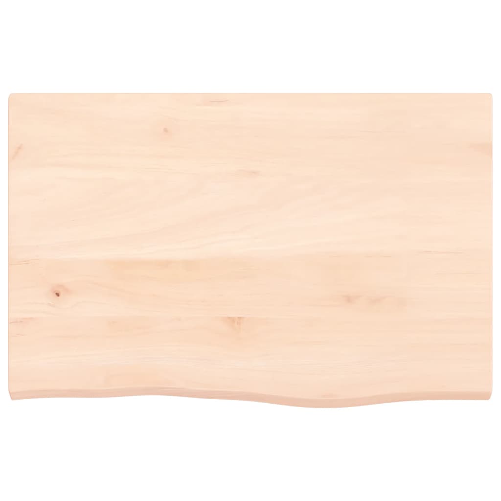 Vanity top with bracket steel and solid oak