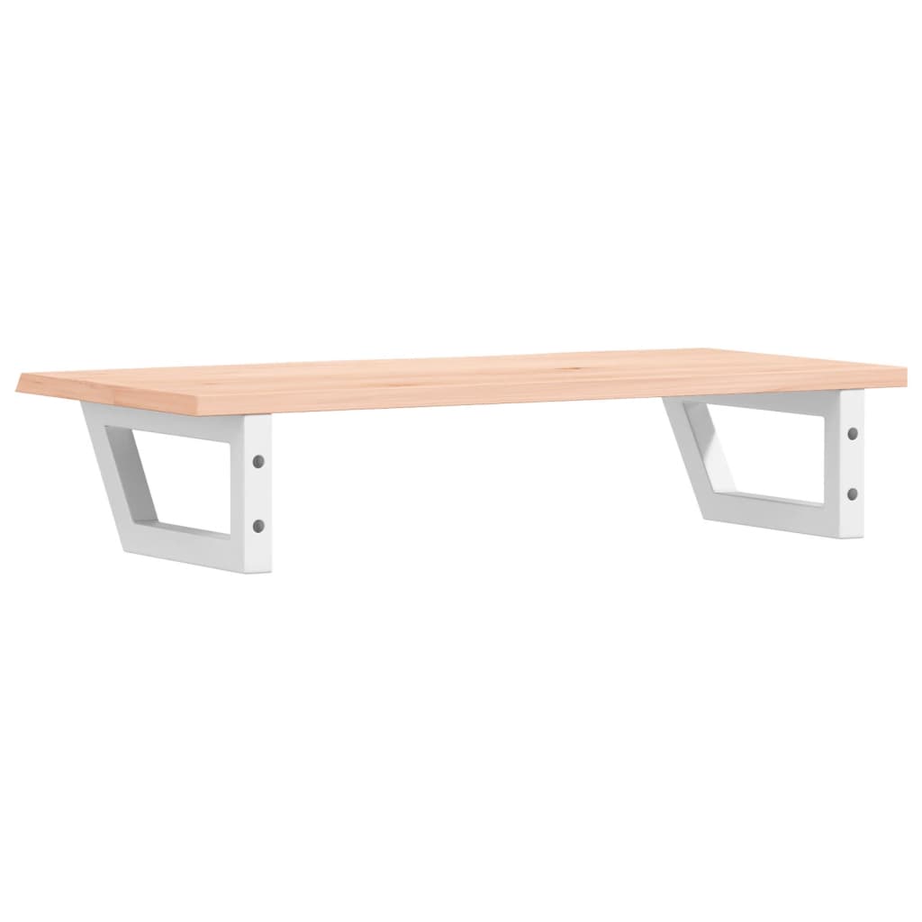 Vanity top with bracket steel and solid oak