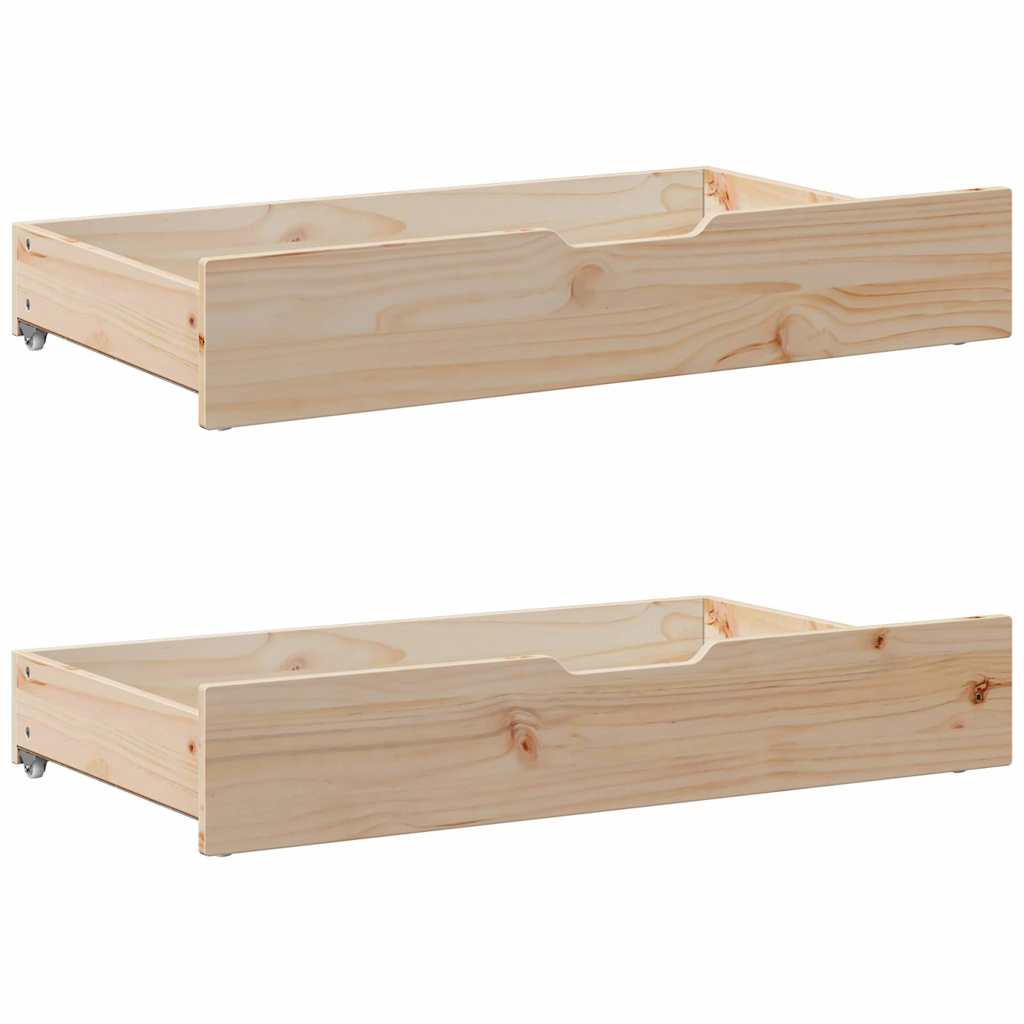 Massivholzbett ohne Matratze 75x190 cm Kiefernholz