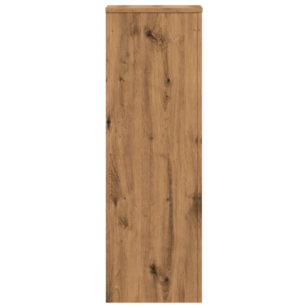 Pflanzenständer Artisan-Eiche 33x33x100 cm Holzwerkstoff