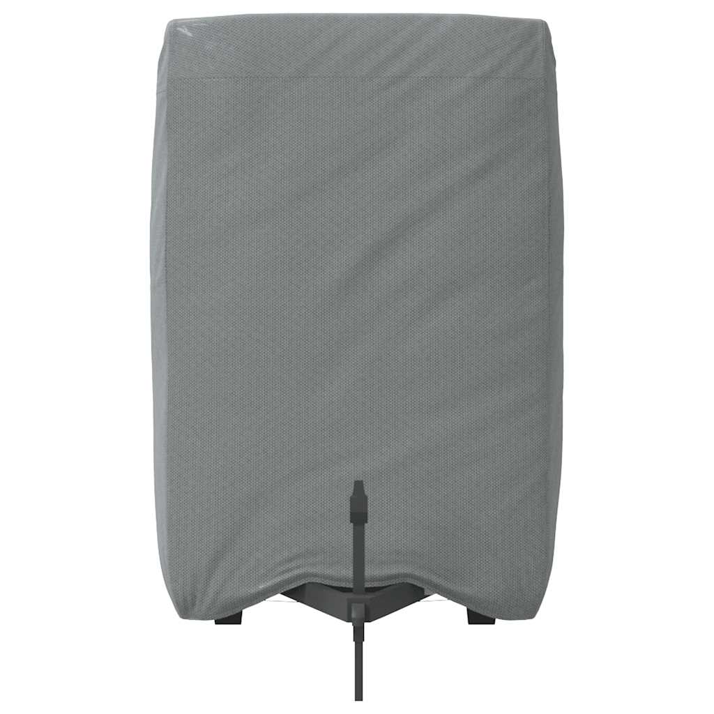 Schutzhülle für Pferdeanhänger Grau 396x178x250 cm Vliesstoff