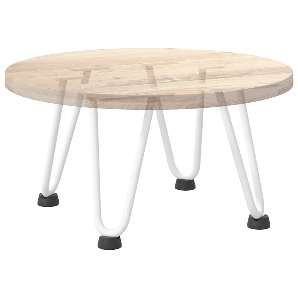 Hairpin legs for coffee table 4 pcs. White 20 cm solid steel