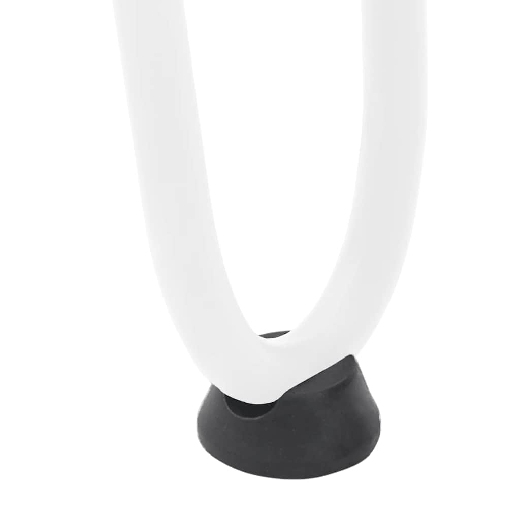 Hairpin legs for coffee table 4 pcs. White 20 cm solid steel