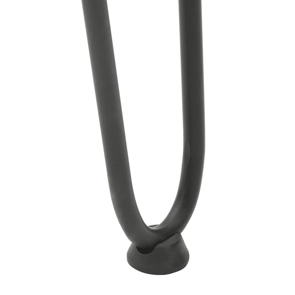 Hairpin legs for console tables, 4 pieces, anthracite, 72 cm, solid steel