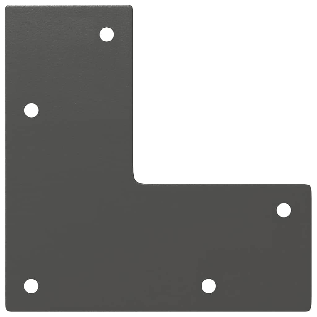 Hairpin legs for coffee table 4 pcs. Anthracite 10 cm solid steel