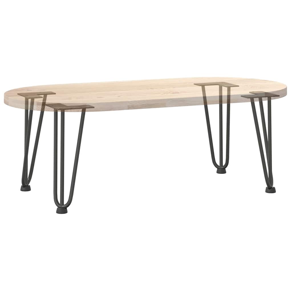 Hairpin legs for coffee table 4 pcs. Anthracite 30 cm solid steel