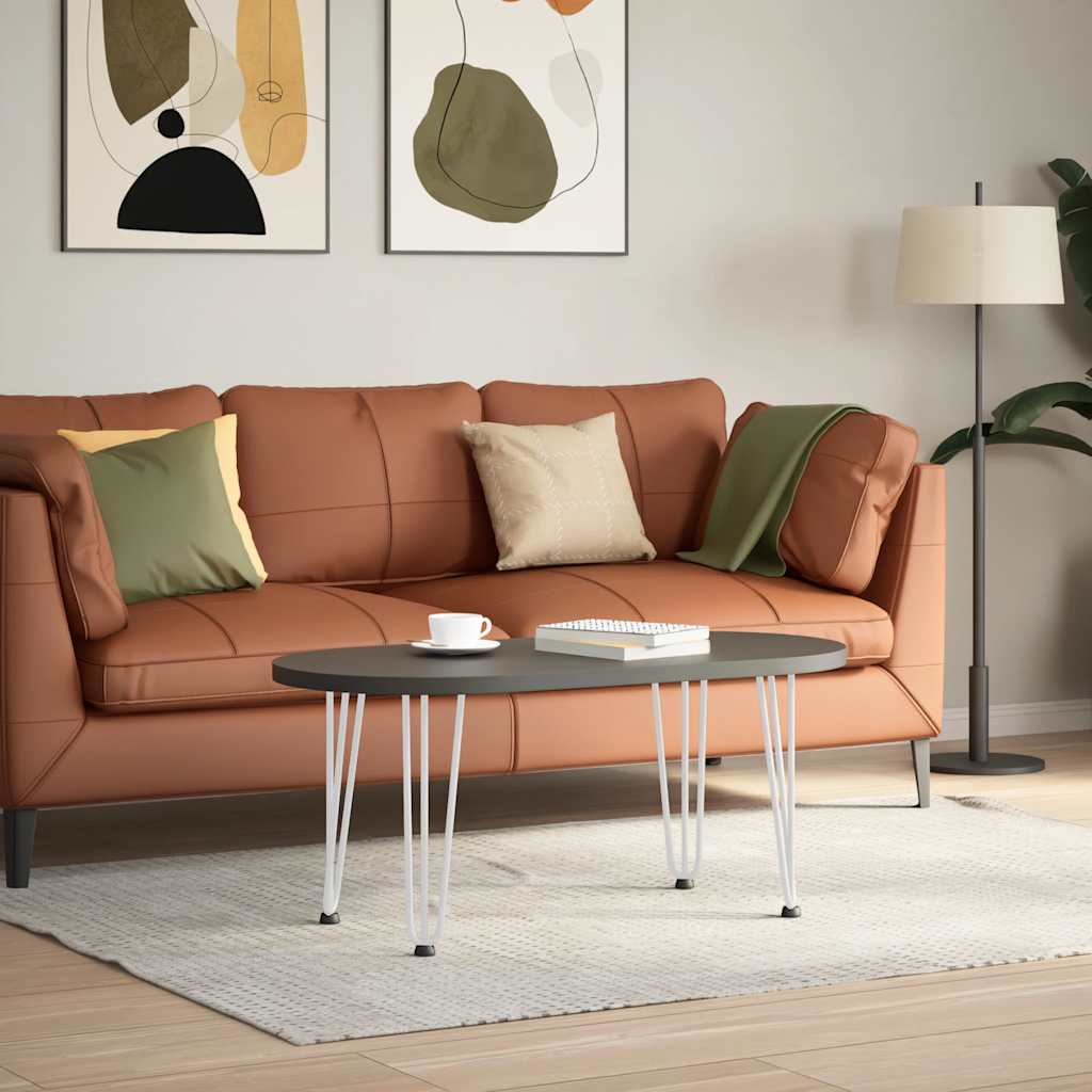 Hairpin legs for coffee table 4 pcs. White 42 cm solid steel