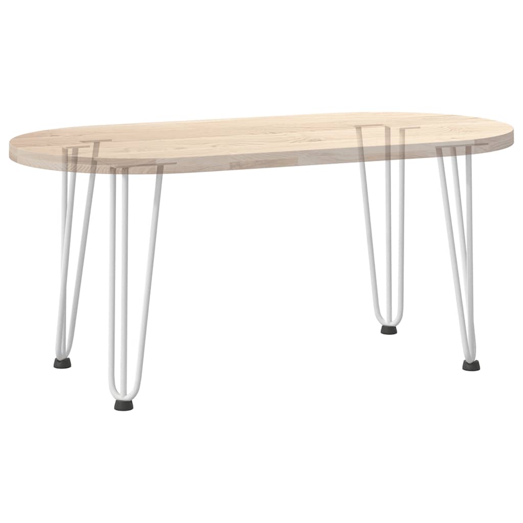 Hairpin legs for coffee table 4 pcs. White 42 cm solid steel