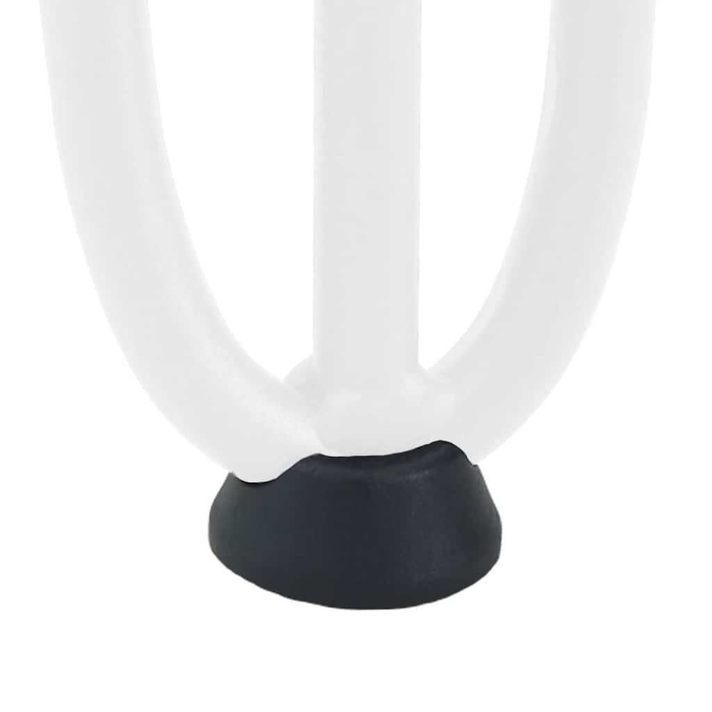 Hairpin legs for coffee table 4 pcs. White 42 cm solid steel