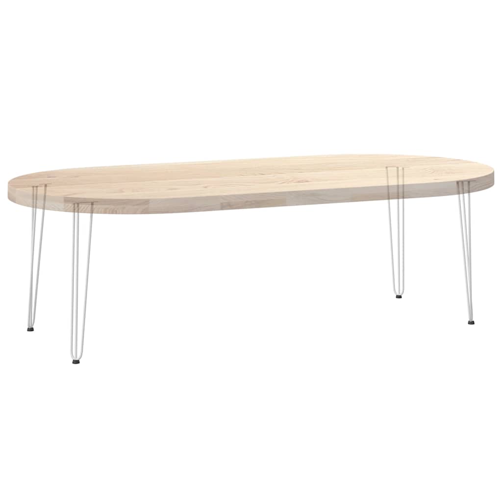 Hairpin legs for console tables, 4 pieces, white, 72 cm, solid steel