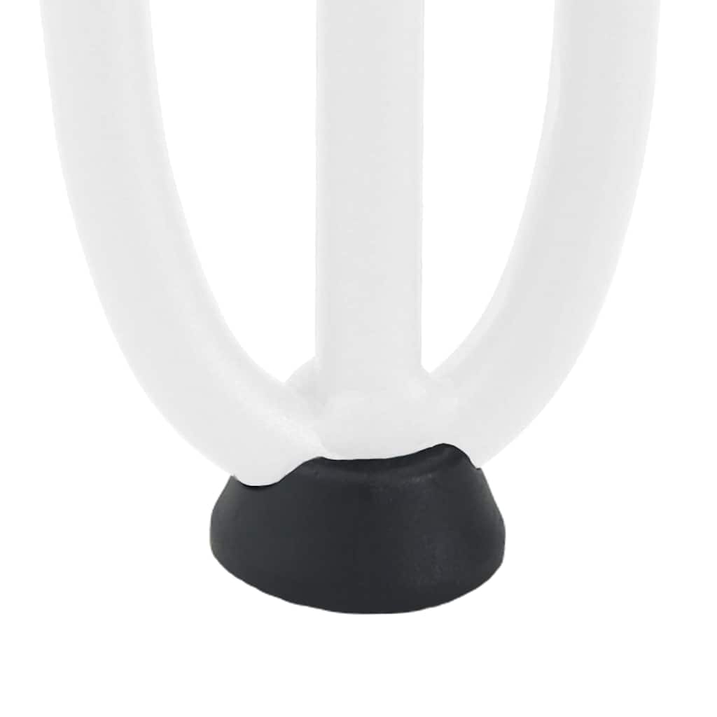 Hairpin legs for console tables, 4 pieces, white, 72 cm, solid steel