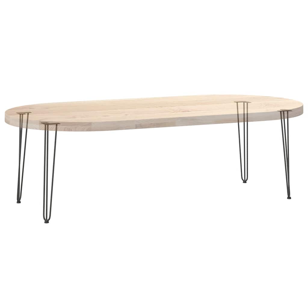 Hairpin legs for console tables, 4 pieces, anthracite, 72 cm, solid steel