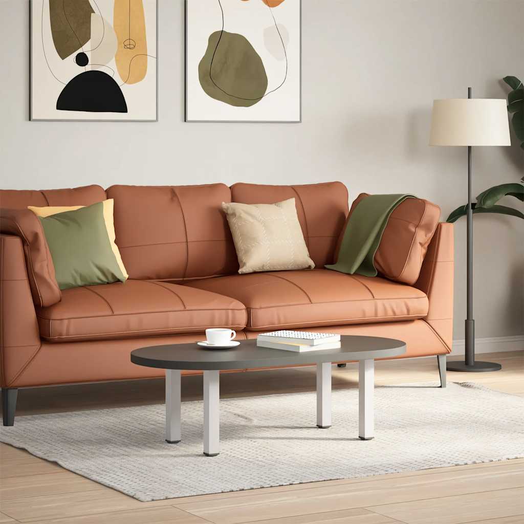 Coffee table legs 4 pcs. White 42-44 cm steel