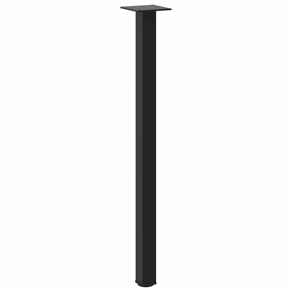 Console table legs 4 pcs. Black 72-74 cm steel