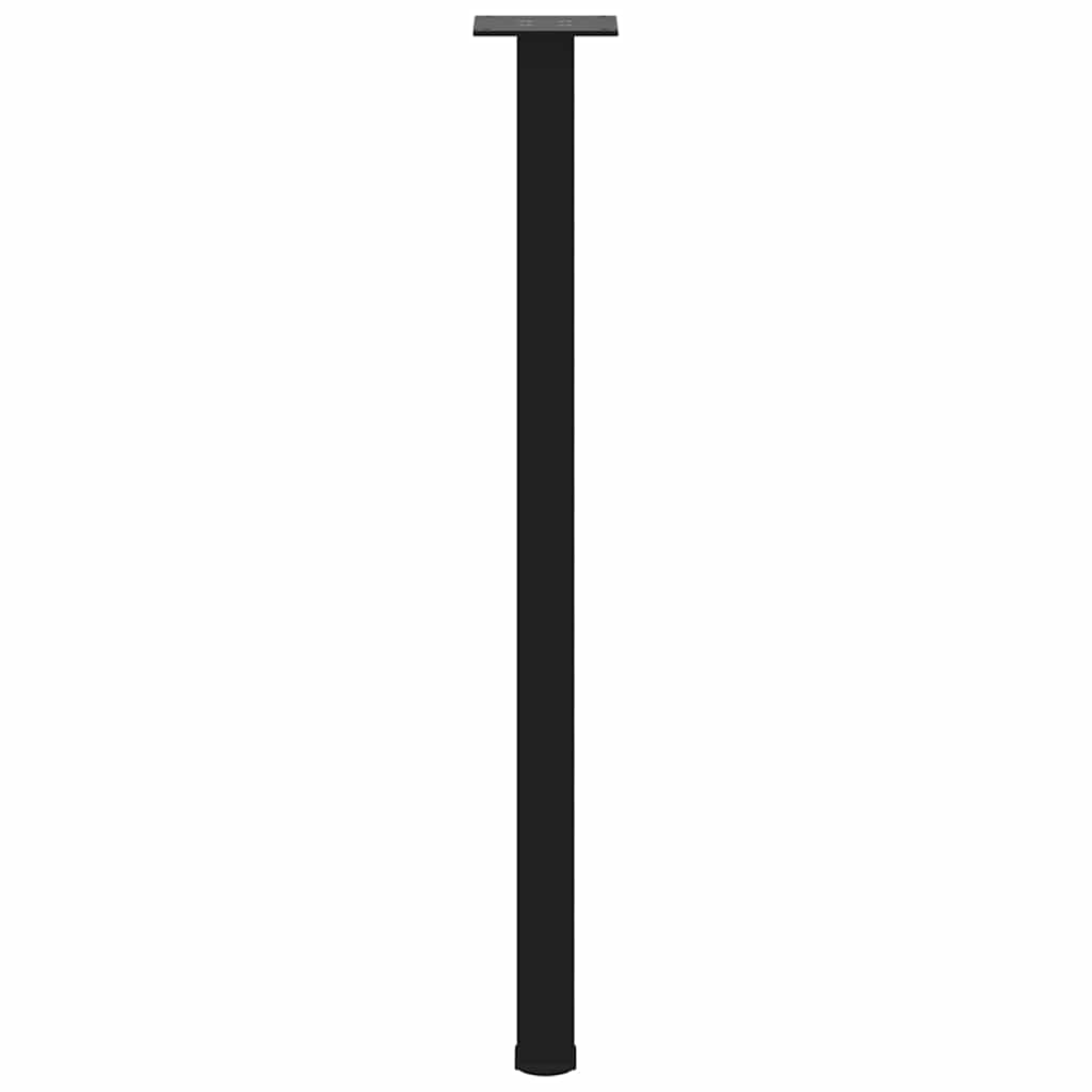 Console table legs 4 pcs. Black 72-74 cm steel