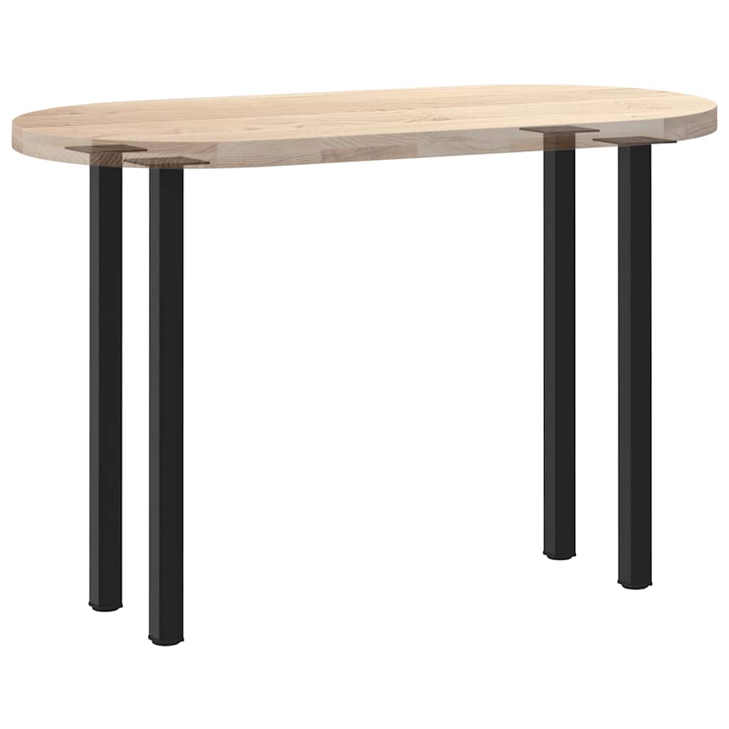 Console table legs 4 pcs. Black 72-74 cm steel