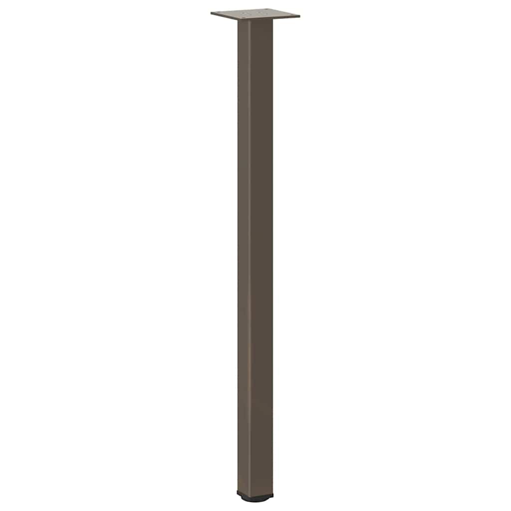 Konsolentischbeine 4 Stk. Naturstahl 72-74 cm Stahl