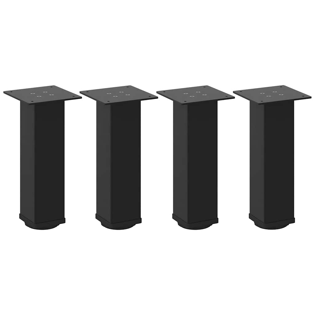Coffee table legs 4 pcs. Black 30-32 cm steel