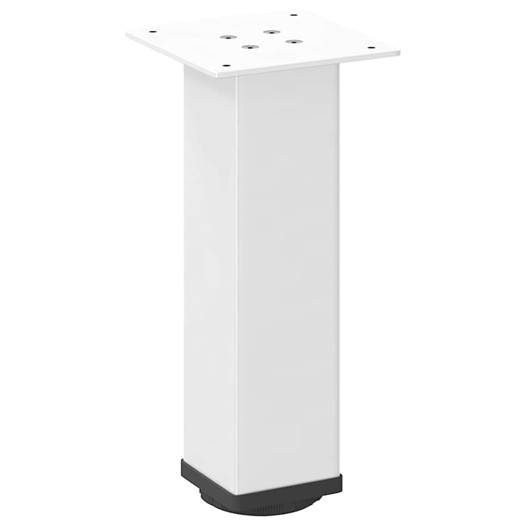 Coffee table legs 4 pcs. White 30-32 cm steel