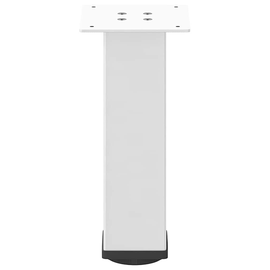 Coffee table legs 4 pcs. White 30-32 cm steel