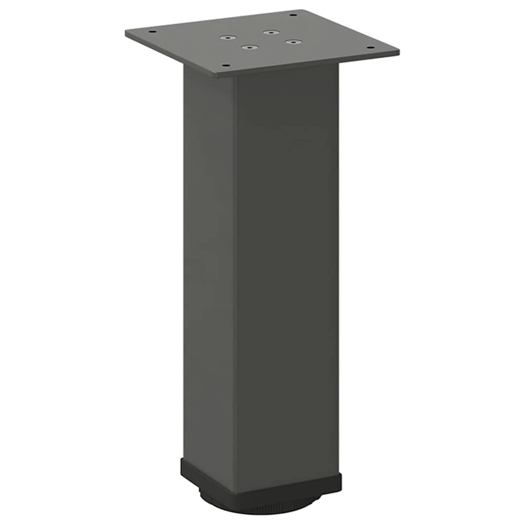 Coffee table legs 4 pcs. Anthracite 42-44 cm steel