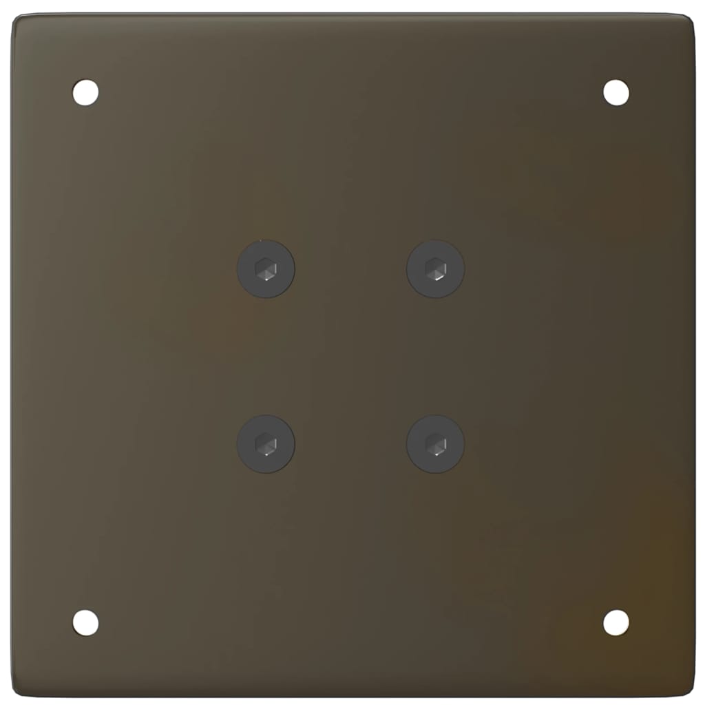 Bartischbeine 4 Stk. Naturstahl 100-102 cm Stahl