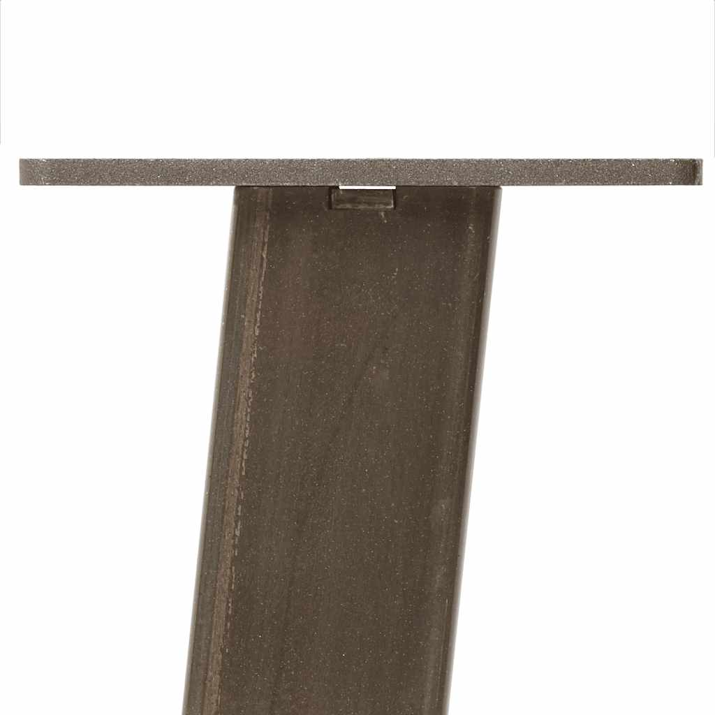 Coffee table legs 4 pcs. Natural steel 42 cm steel