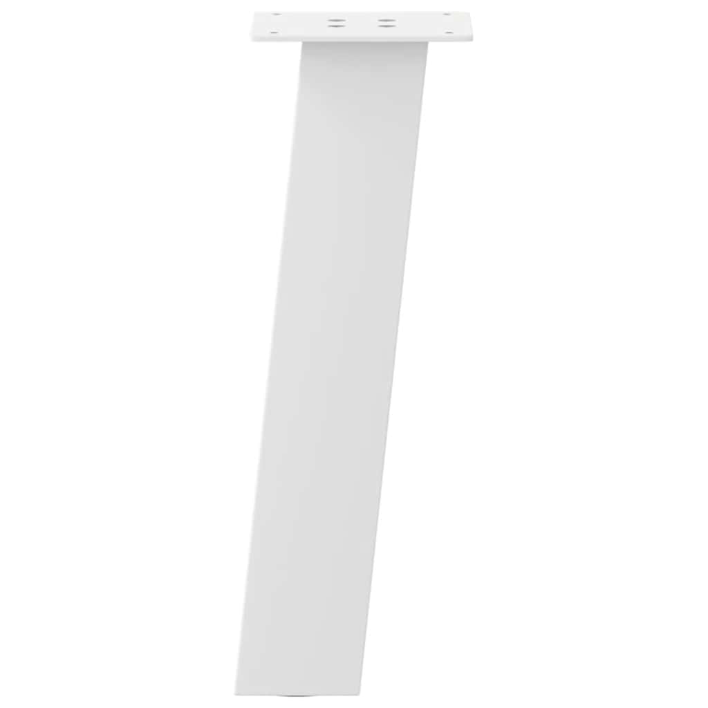 Coffee table legs 4 pcs. White 30 cm steel