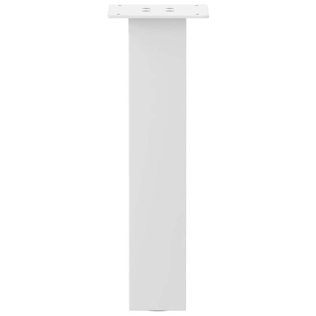 Coffee table legs 4 pcs. White 30 cm steel