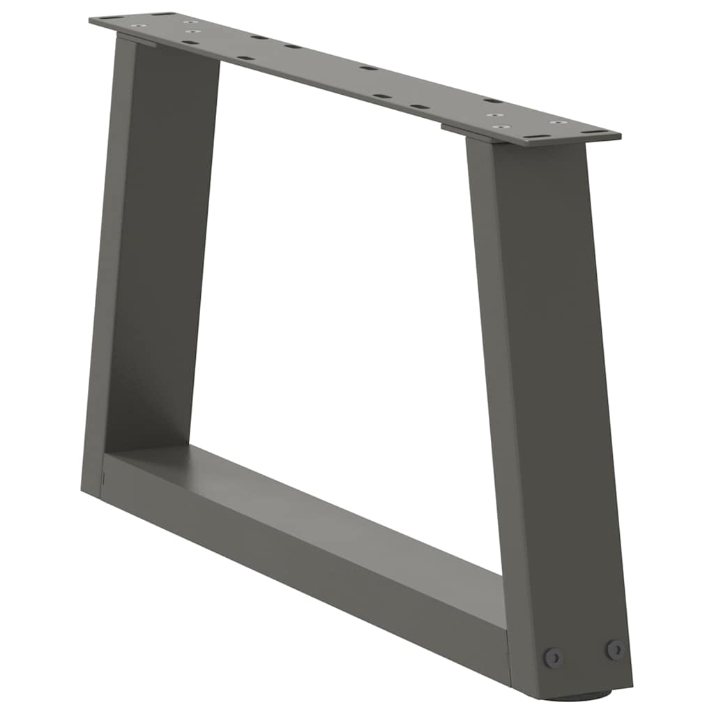 Couchtischbeine V-Form 2 Stück Anthrazit 50x(30-31,3) cm Stahl