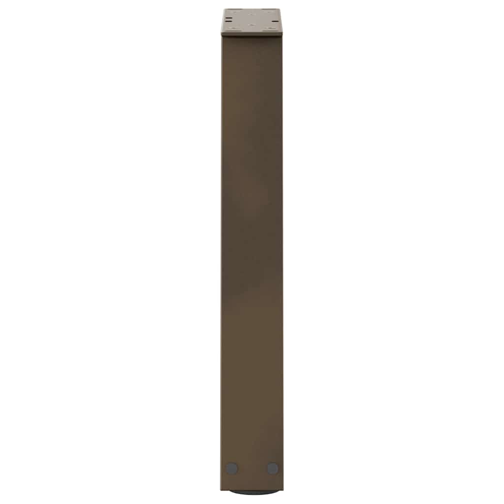 Couchtischbeine V-Form 2 Stück Naturstahl 28x(42-43,3) cm Stahl