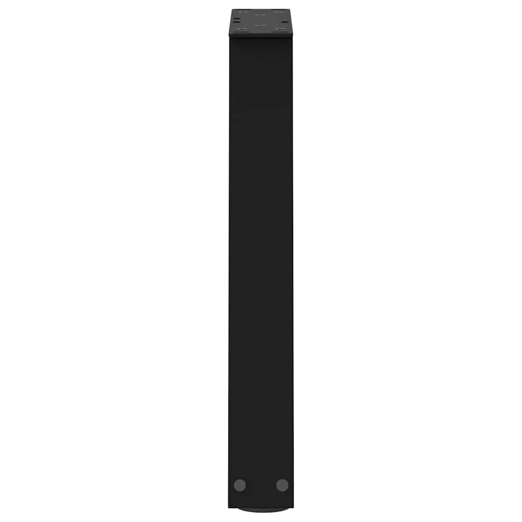 Couchtischbeine V-Form 2 Stück Schwarz 38x(42-43,3) cm Stahl