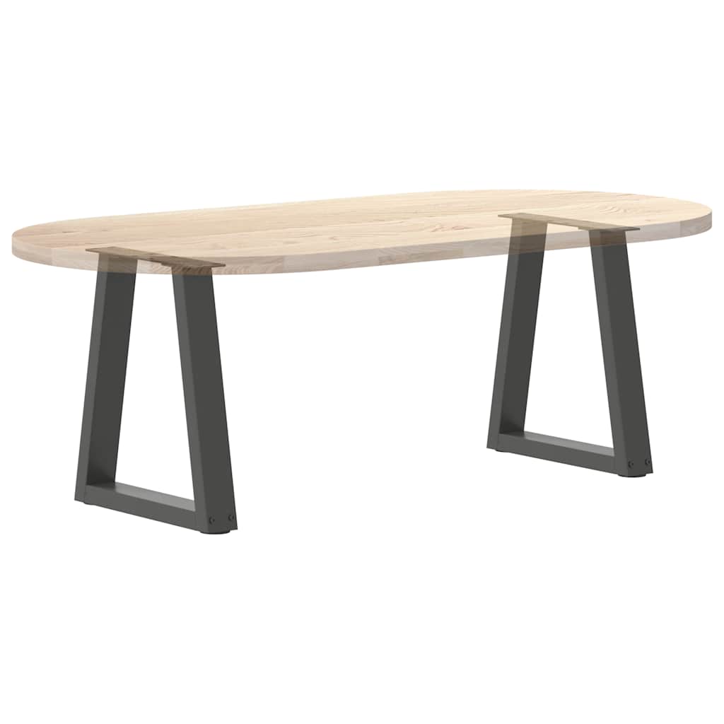Coffee table legs V-shape 2 pieces anthracite 38x(42-43.3) cm steel