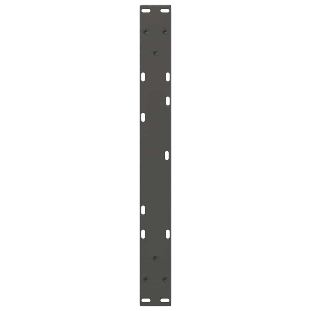Coffee table legs V-shape 2 pieces anthracite 60x(42-43.3) cm steel