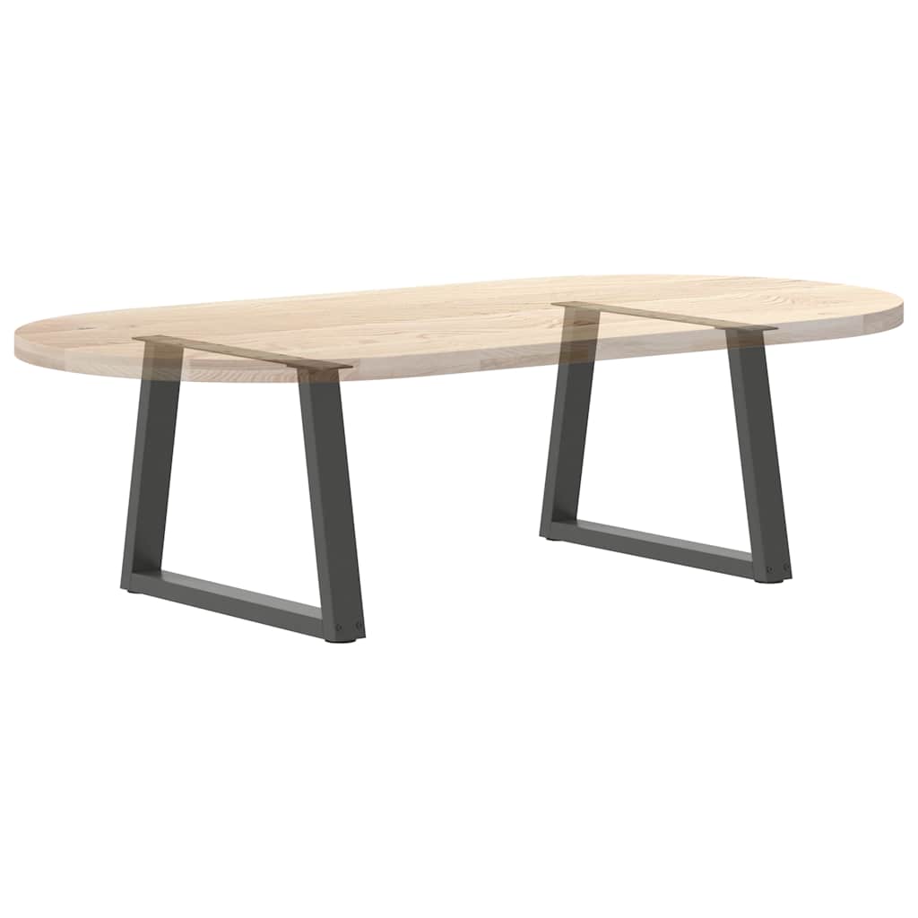 Coffee table legs V-shape 2 pieces anthracite 60x(42-43.3) cm steel
