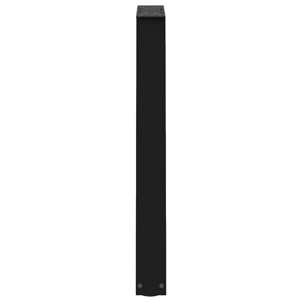 Dining table legs V-shape 2 pcs. Black 50x(72-73) cm steel