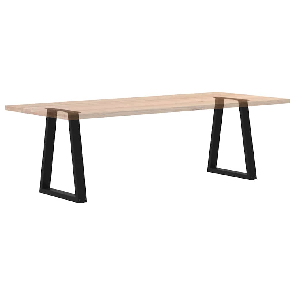 Dining table legs V-shape 2 pcs. Black 50x(72-73) cm steel