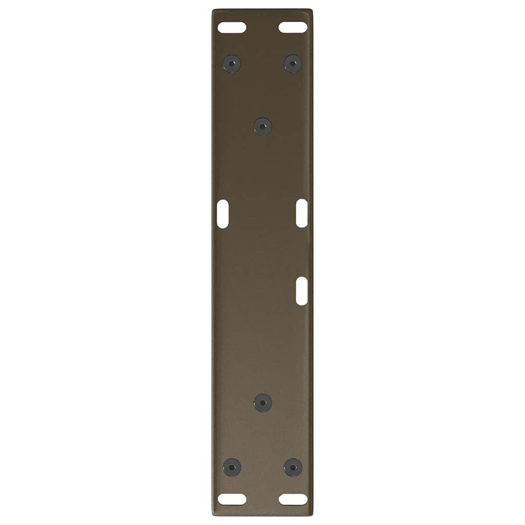 Couchtischbeine V-Form 2 Stück Naturstahl 40x(30-31,3) cm Stahl