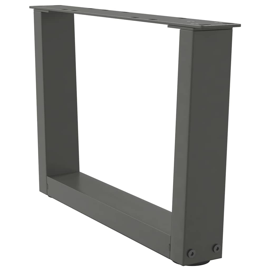 Coffee table legs V-shape 2 pieces anthracite 60x(30-31.3) cm steel