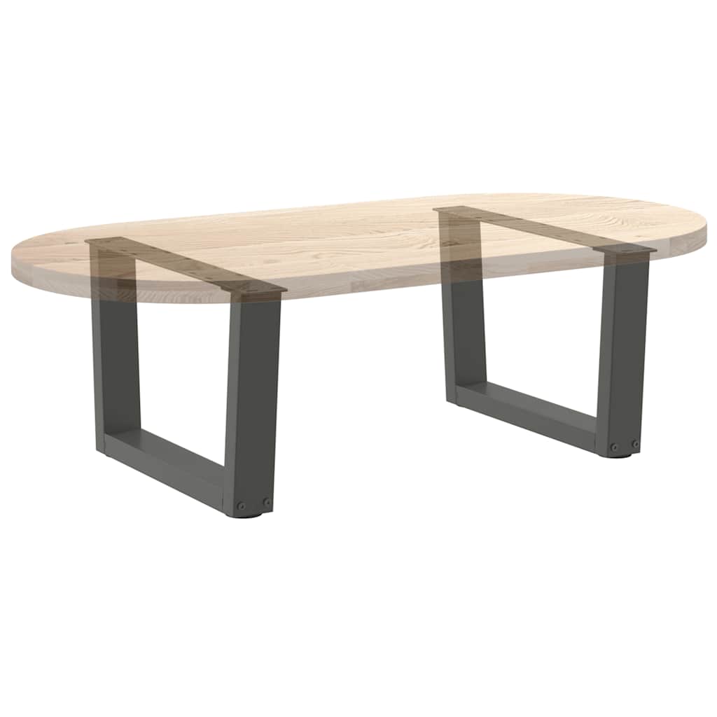 Coffee table legs V-shape 2 pieces anthracite 60x(30-31.3) cm steel